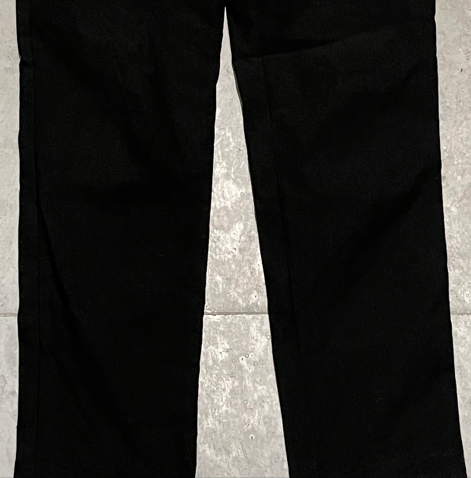 Zwarte lycra broeken met ritsen – photo 3